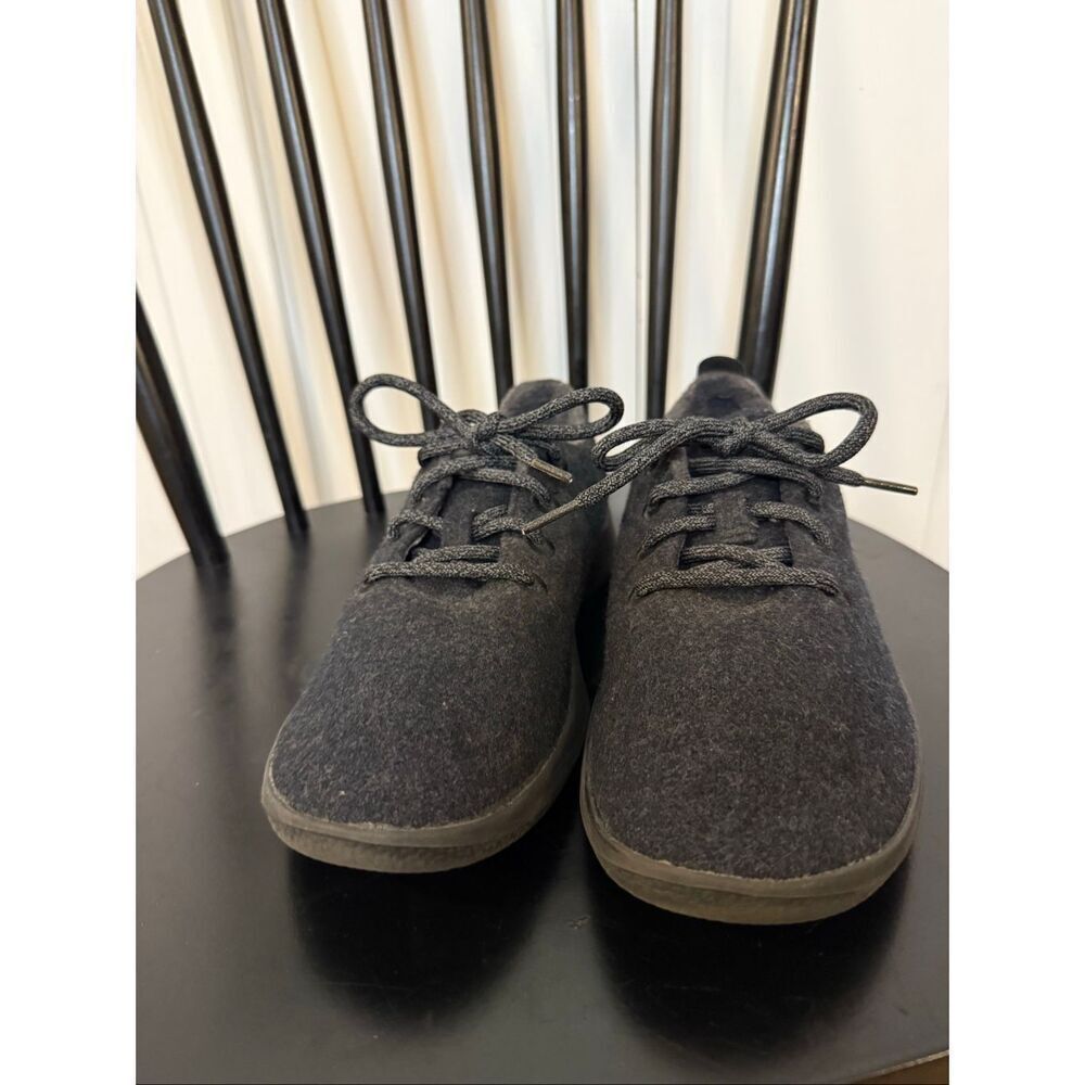 AllBirds black on black classic wool running sneaker size 9 - Picture 5 of 14